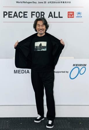 【万博】役所広司さん、難民支援意義訴え　ファーストリテイリングが説明会